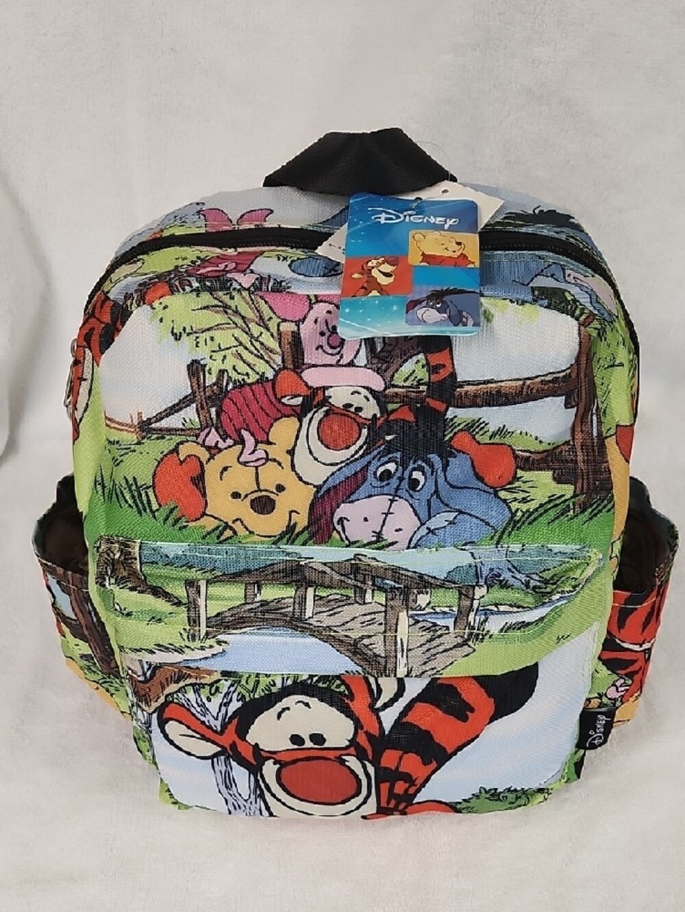 Disney Winnie the Pooh Canvas Character Backpack - Orange, Green, Blue, Red - Picture 2 of 9